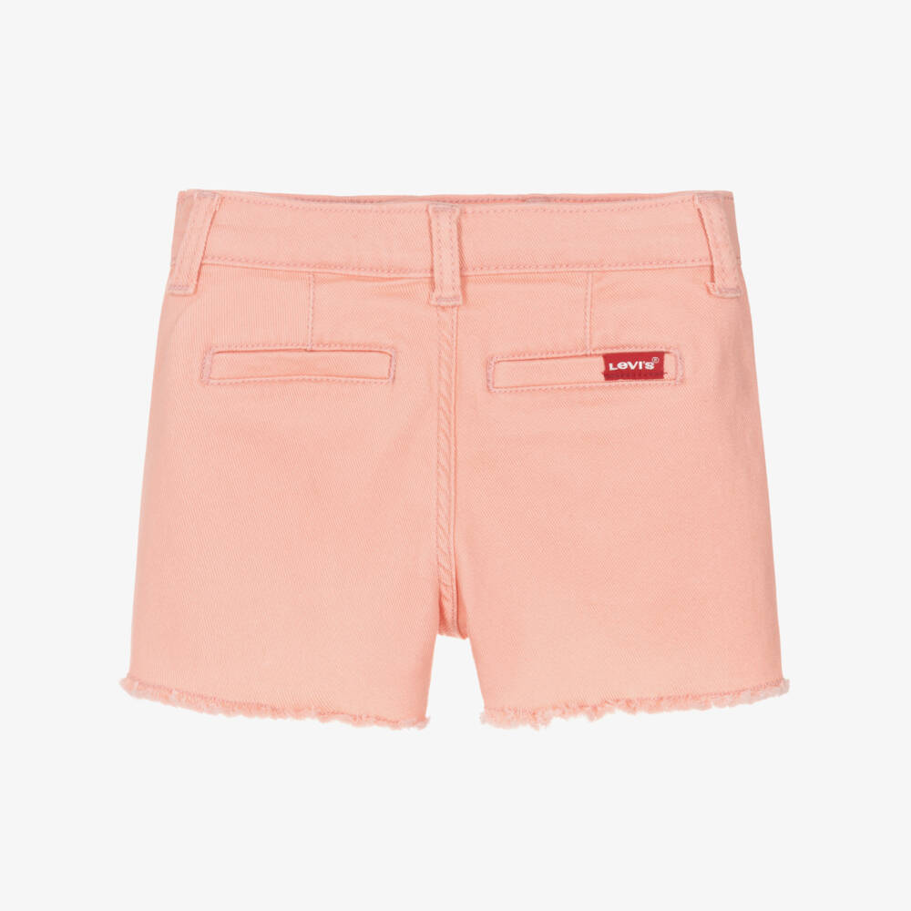 Levi's-Girls Blush Casual Denim Shorts | Childrensalon Outlet
