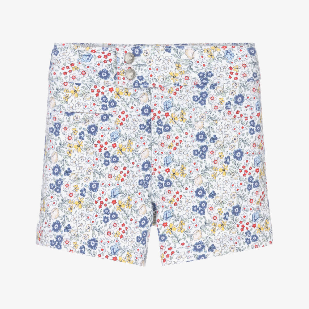 Levi's-شورت تويل أزرق مزهر للبنات | Childrensalon Outlet
