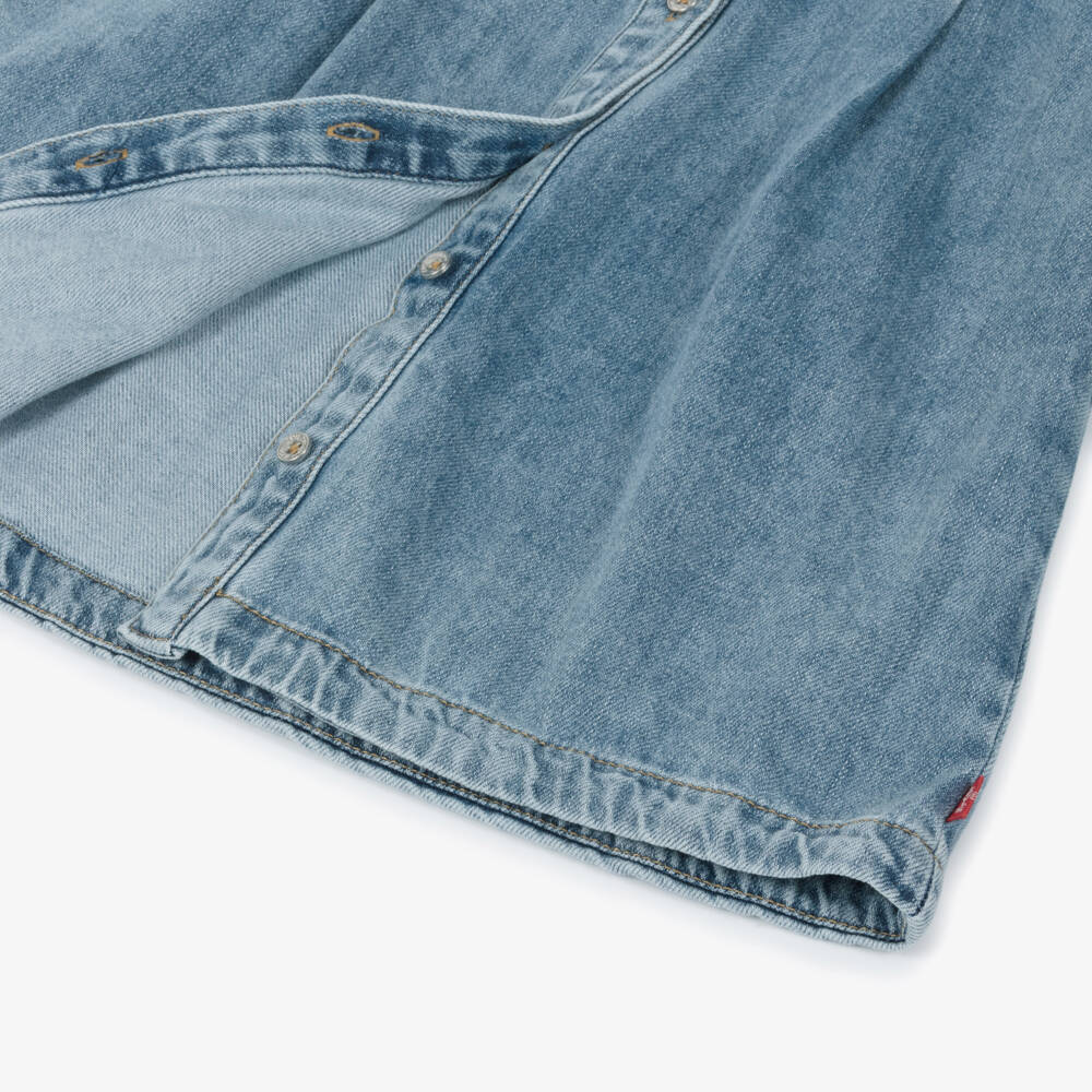 Levi's-Платье из шамбре с пышными рукавами для девочек | Childrensalon Outlet