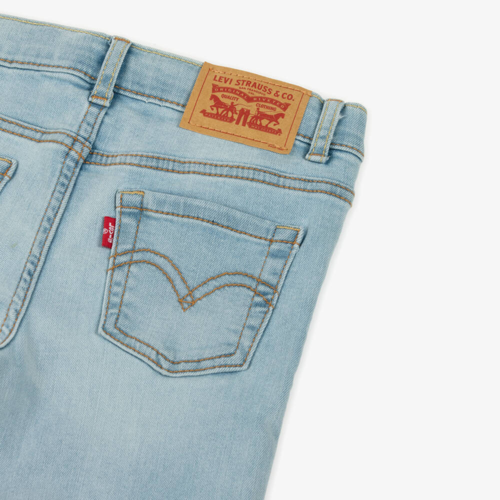Levi's-Girls Classic Blue Flare Trousers | Childrensalon Outlet