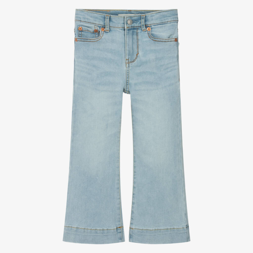 Levi's-Классические синие брюки клеш для девочек | Childrensalon Outlet
