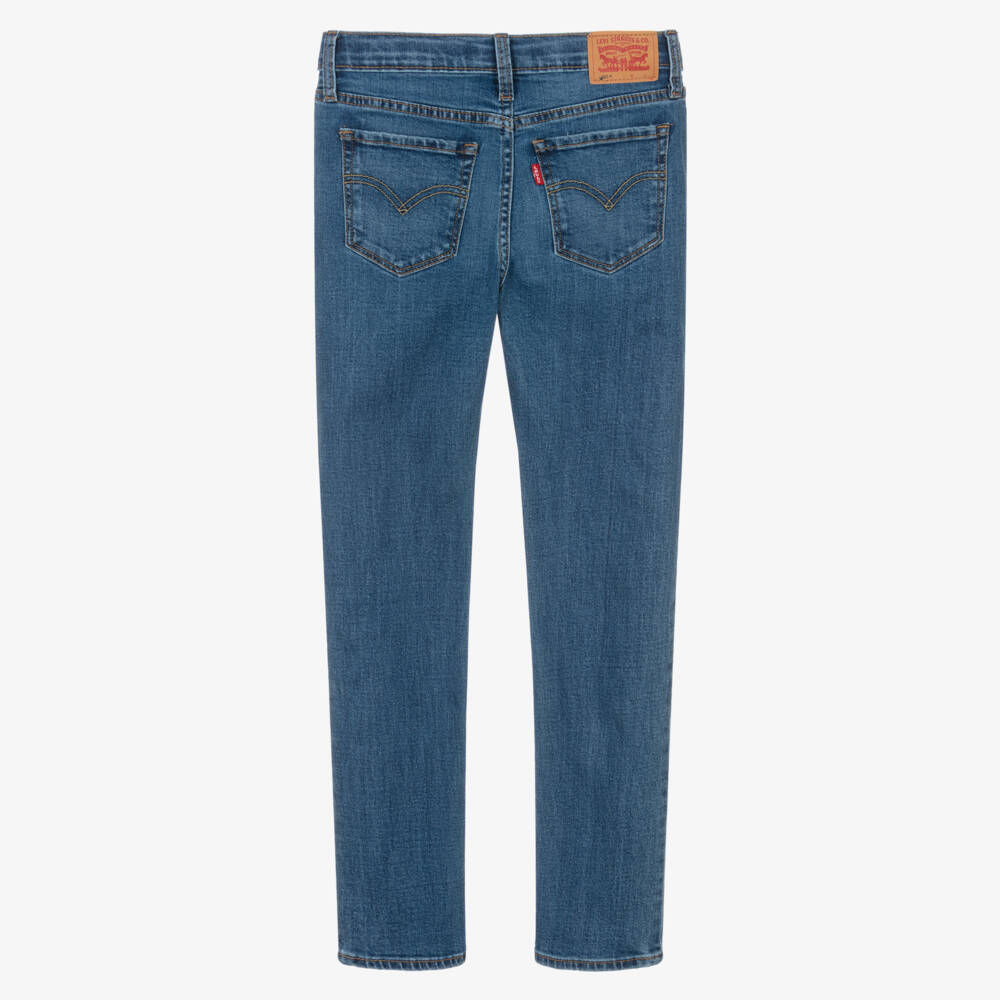 Levi's-Girls Classic Indigo Straight Leg Jeans | Childrensalon Outlet
