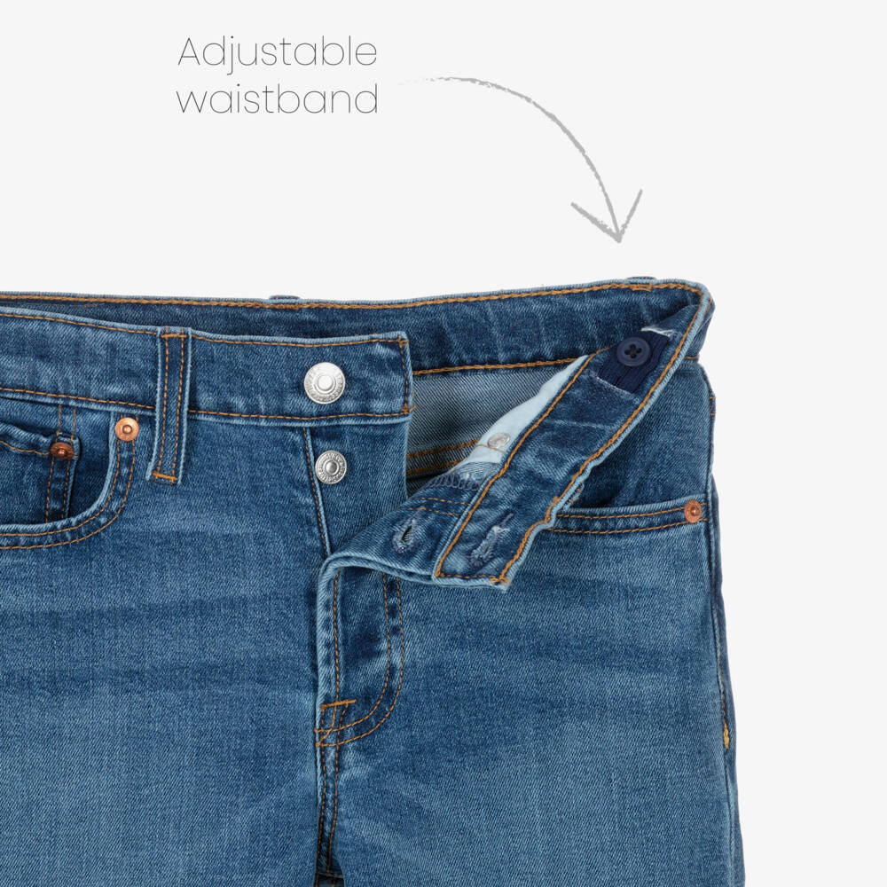 Levi's-Girls Classic Indigo Straight Leg Jeans | Childrensalon Outlet