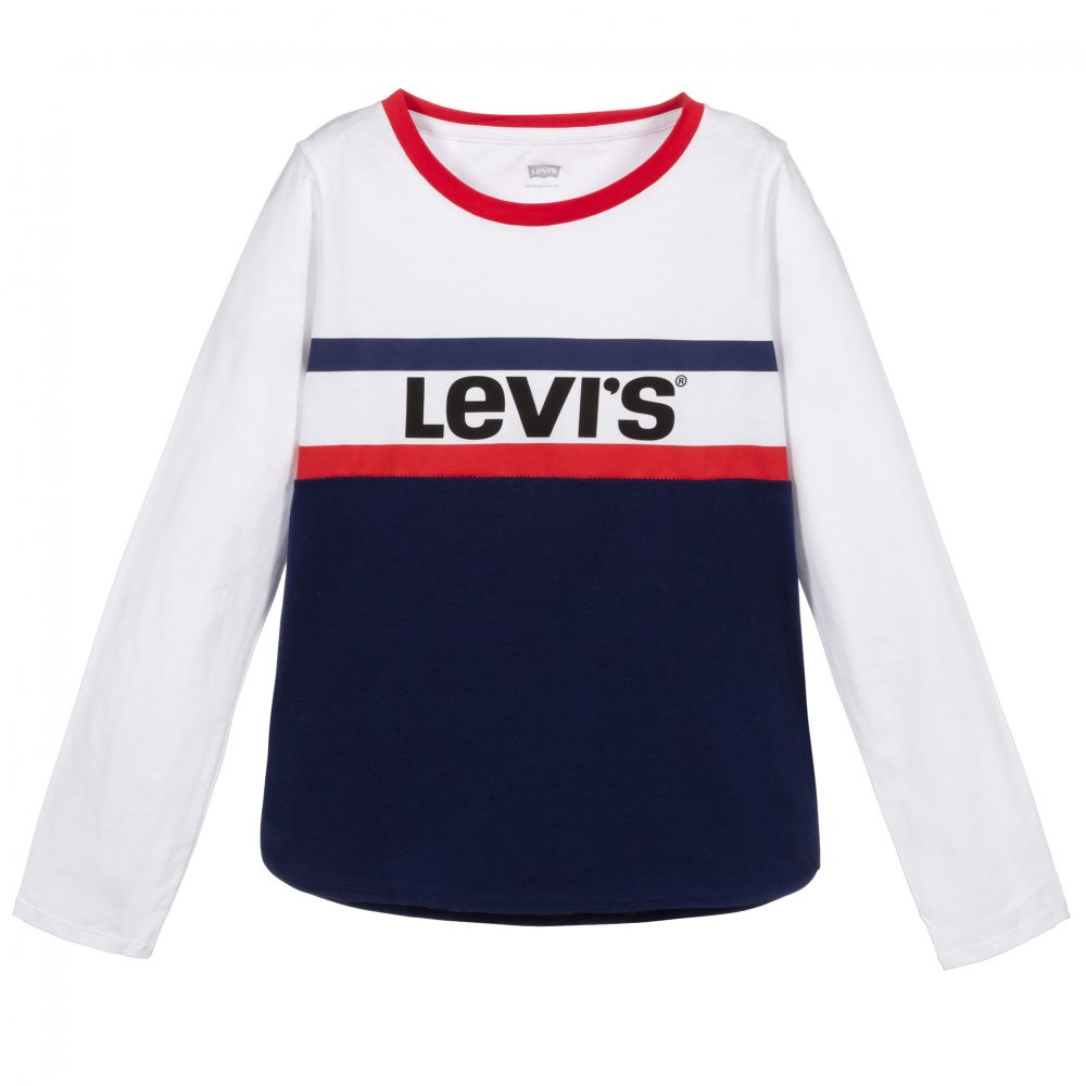 Levi's - Girls Cotton Jersey Logo Top | Childrensalon