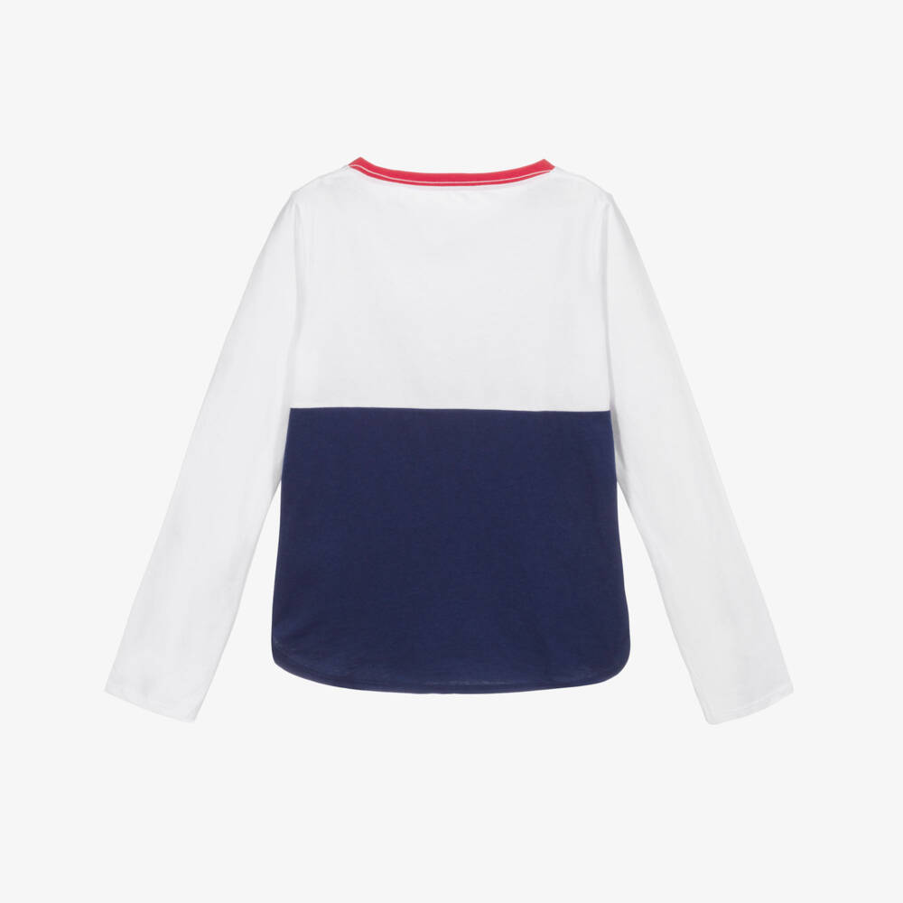 Levi's-Girls Cotton Jersey Logo Top | Childrensalon Outlet