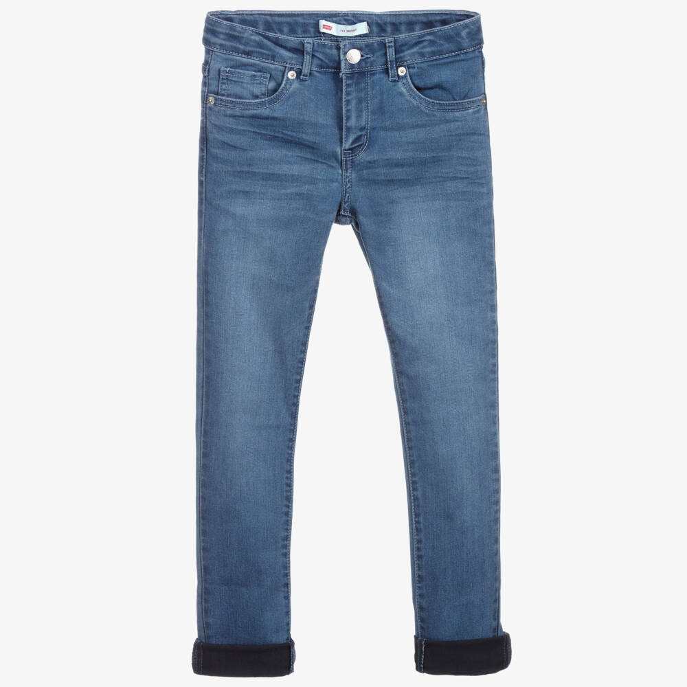 Levi's-بنطلون جينز ضيق مرن للبنات | Childrensalon Outlet