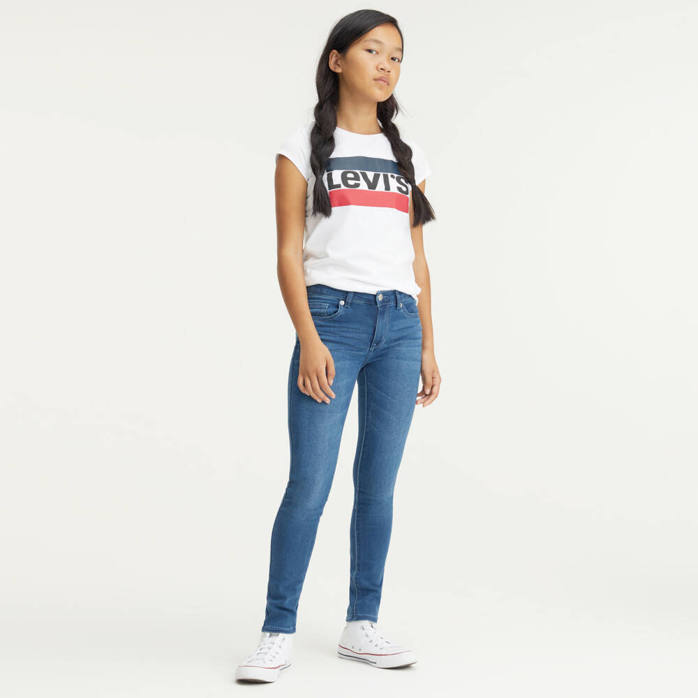 Levi's-بنطلون جينز ضيق مرن للبنات | Childrensalon Outlet