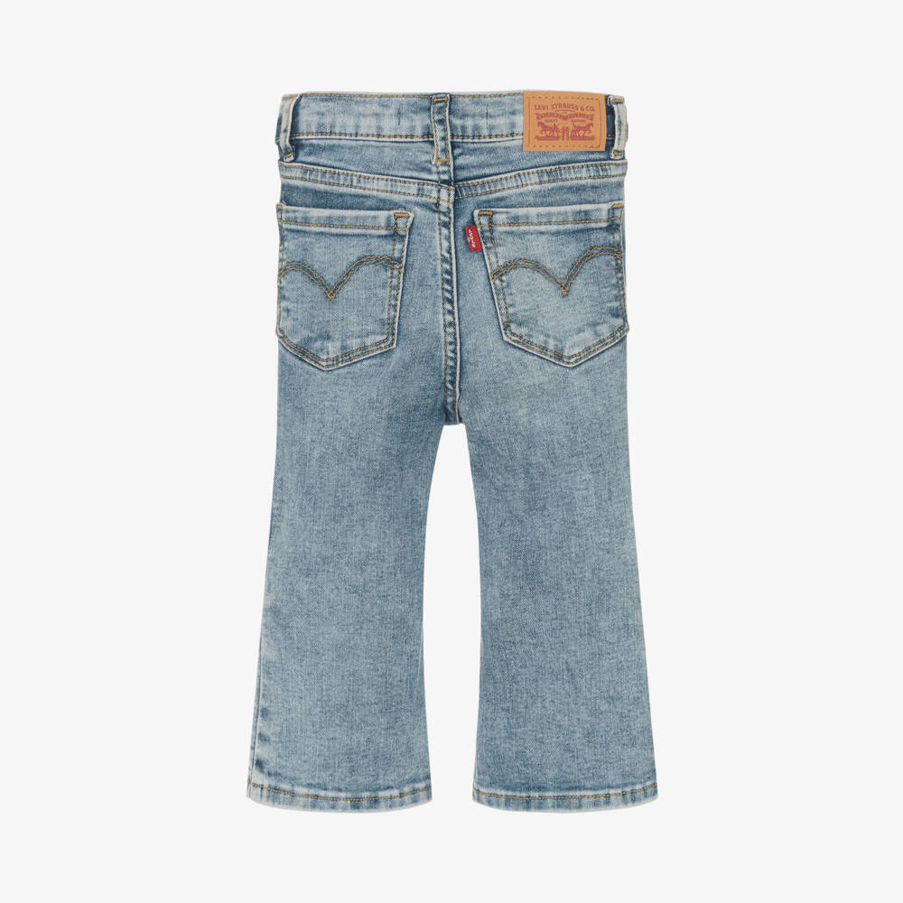 Levi's-Girls Denim Wide-Leg Jeans | Childrensalon Outlet