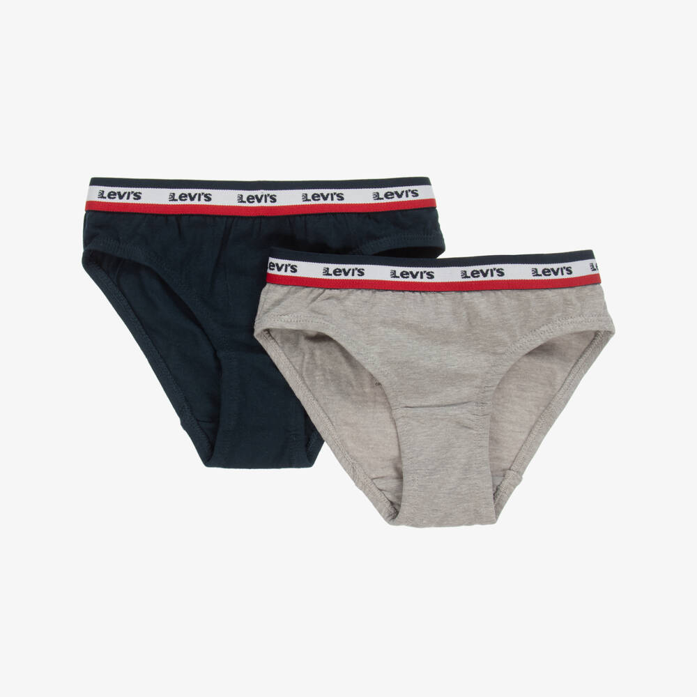 Levi's-Girls Dual-Hue Cotton Comfort Trousers | Childrensalon Outlet