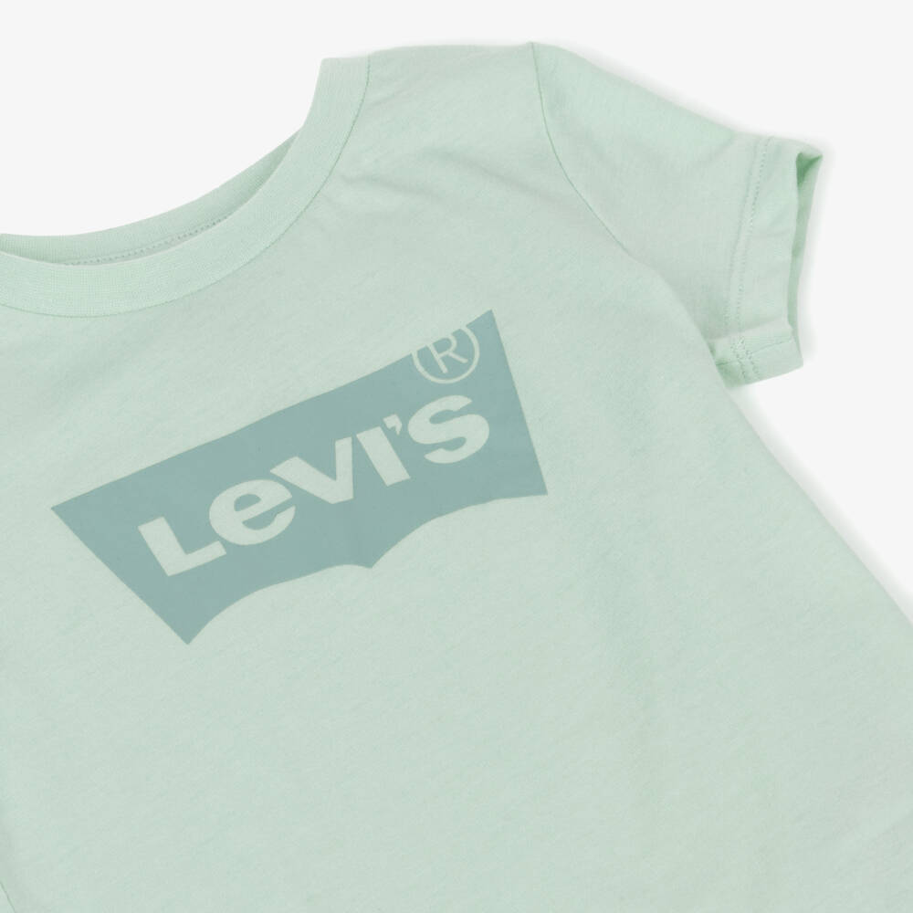 Levi's-Girls Emerald Batwing Logo Tee | Childrensalon Outlet