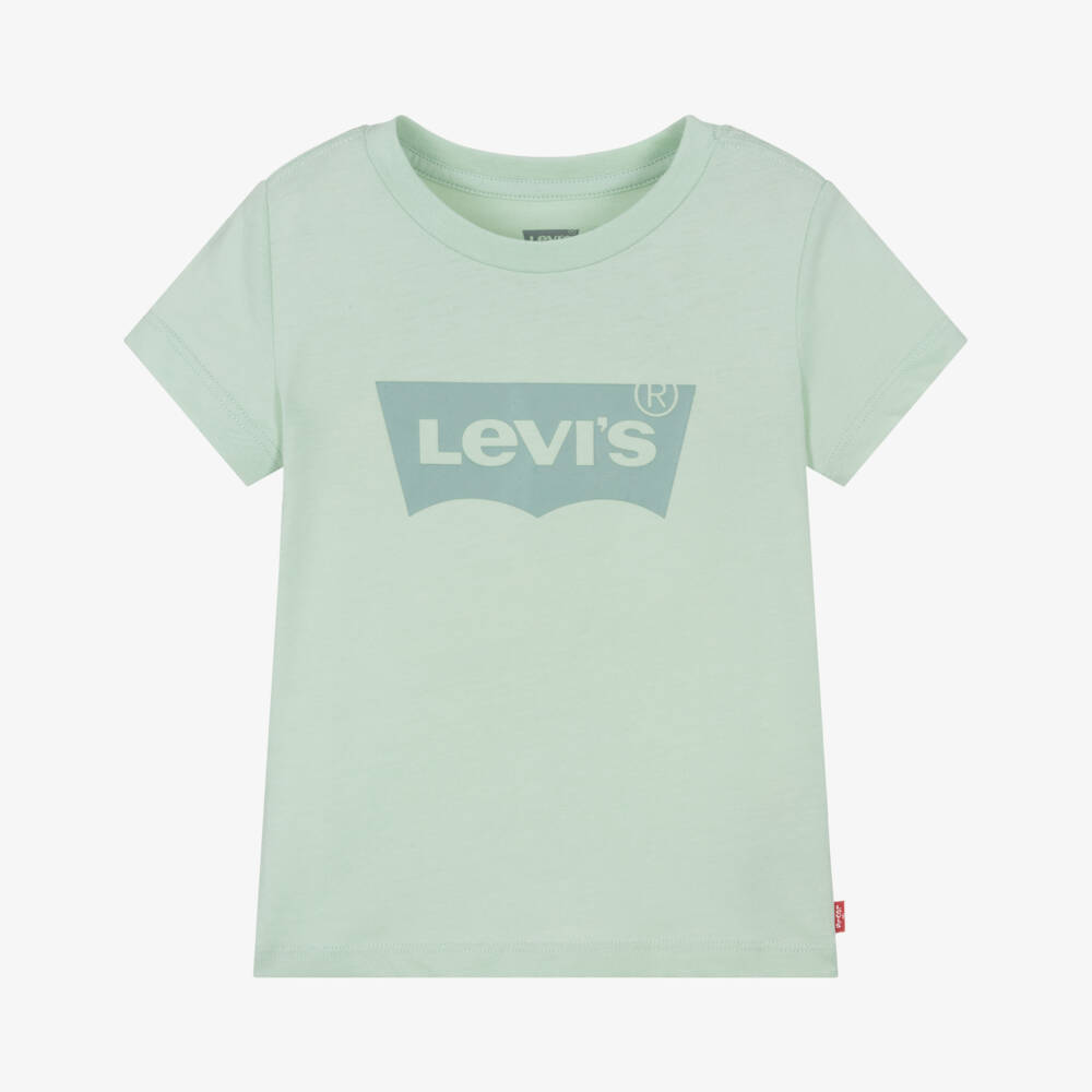 Levi's-Girls Emerald Batwing Logo Tee | Childrensalon Outlet