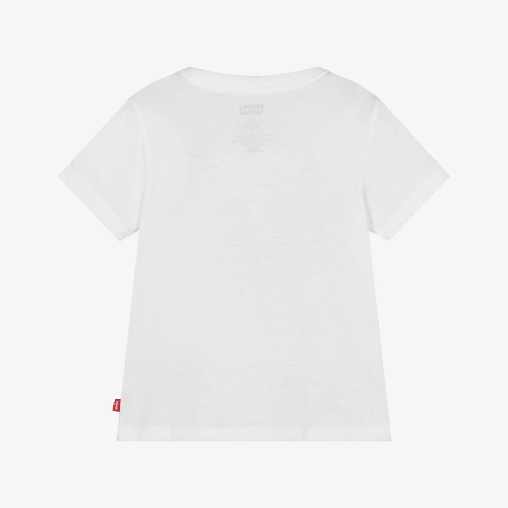 Levi's-Girls Floral White Batwing Top | Childrensalon Outlet