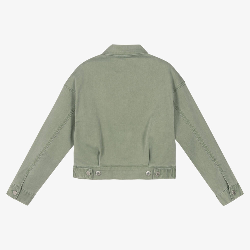 Levi s Girls Green Denim Jacket