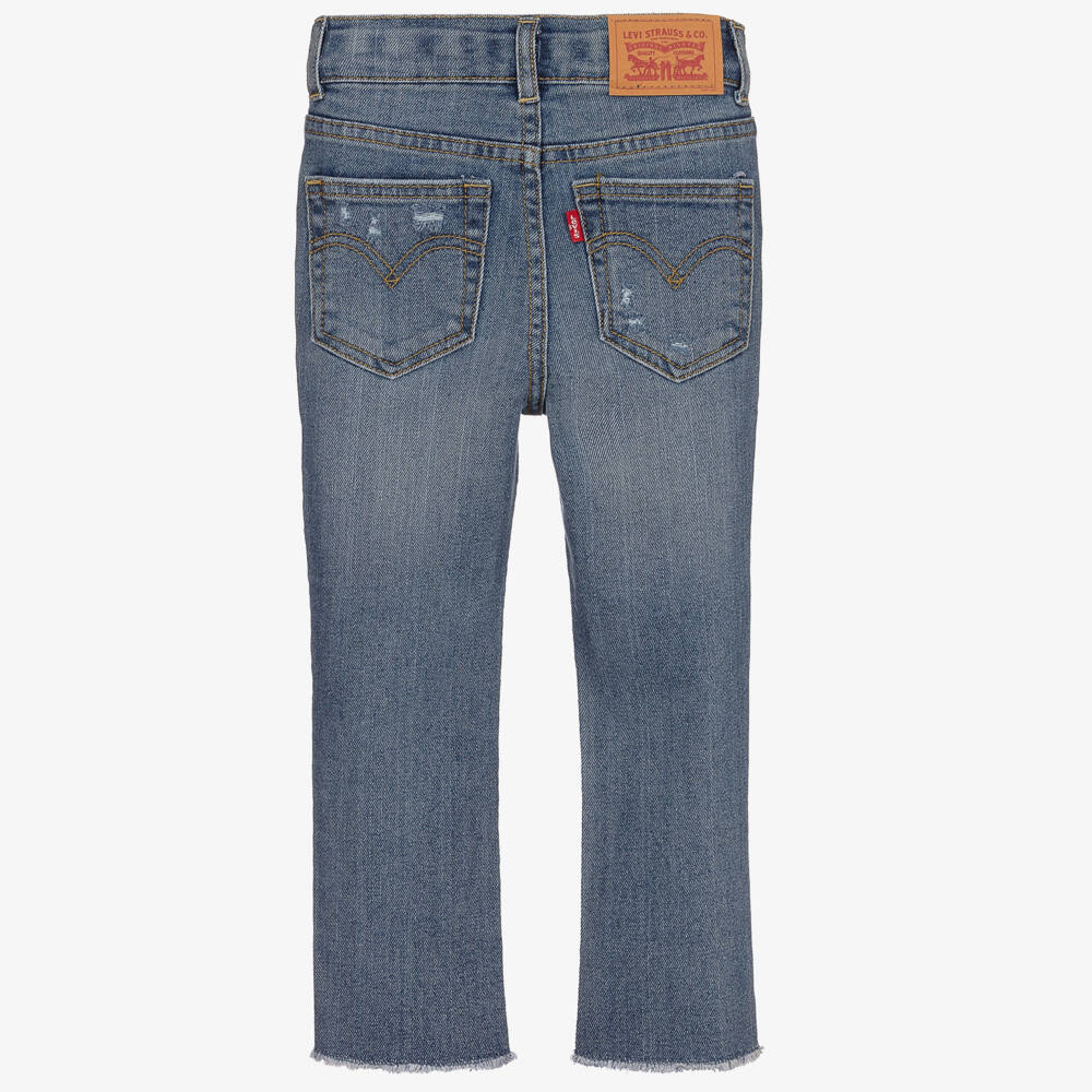 Levi's-Girls High Rise Straight Jeans | Childrensalon Outlet