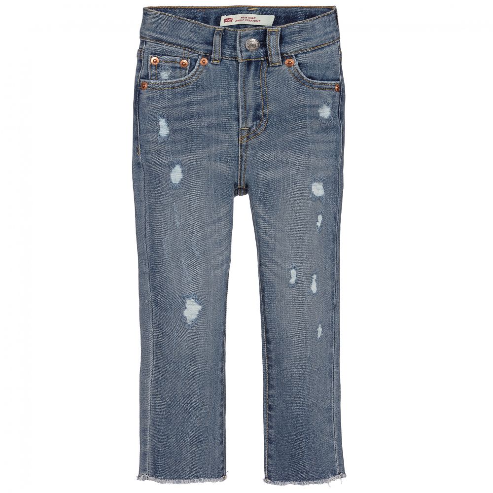 Levi's - Girls High Rise Straight Jeans | Childrensalon