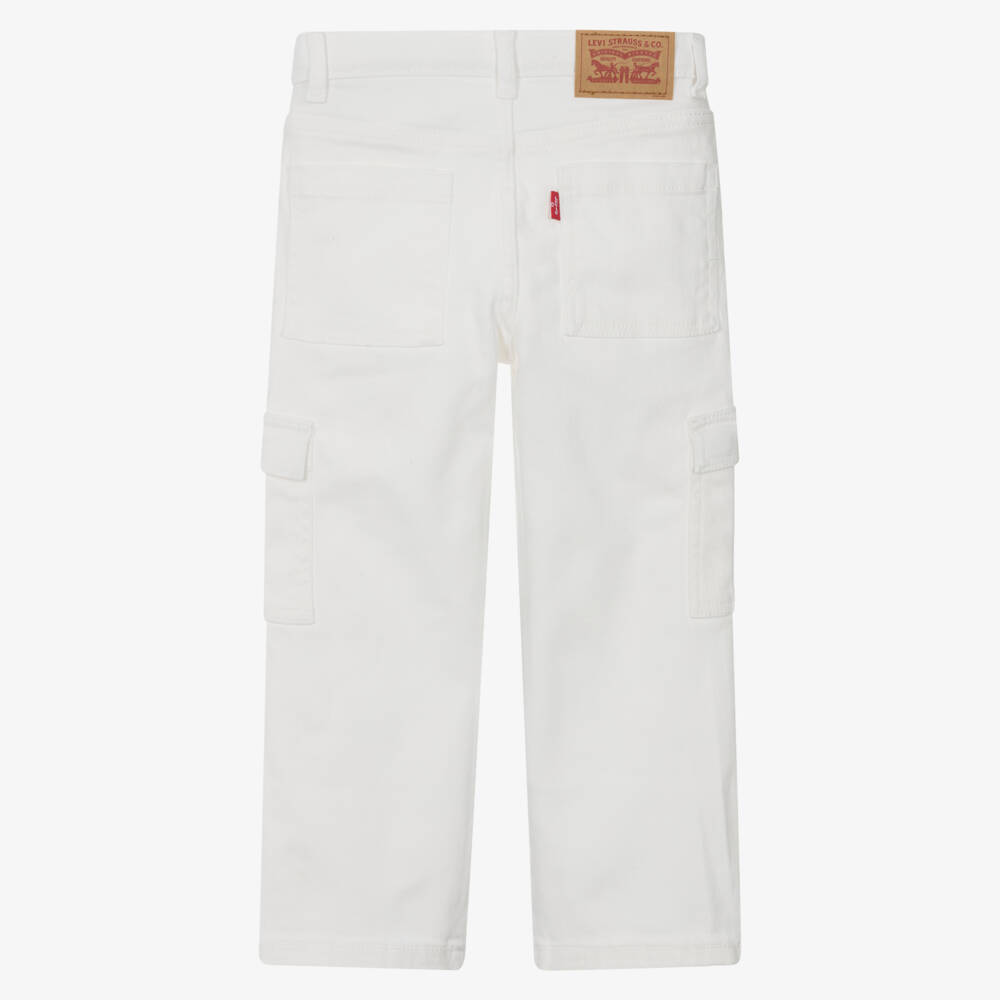 Levi's-Кремовые брюки карго для девочек | Childrensalon Outlet