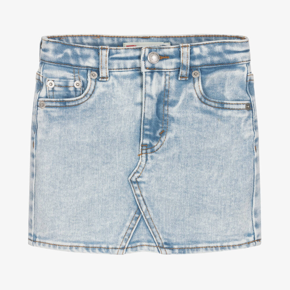 Levi's - Girls Light Blue Denim Skirt  | Childrensalon