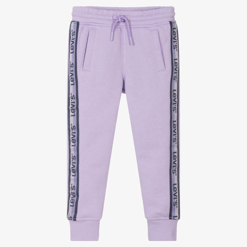 Levi's - Pantalon de jogging lilas en coton | Childrensalon