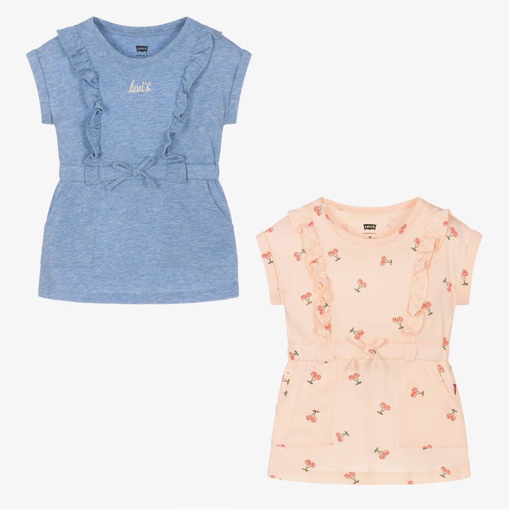 Levi's - Girls Pink & Blue Dresses (2 Pack) | Childrensalon