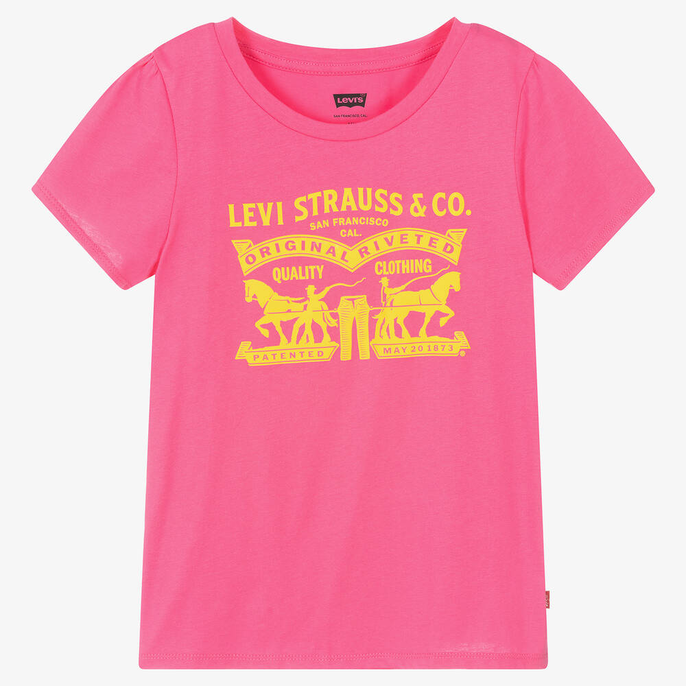 Levis girl t shirt online hot sale