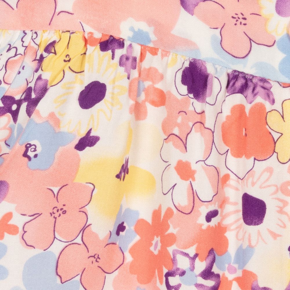 Levi's-Girls Pink Floral Viscose Top | Childrensalon Outlet