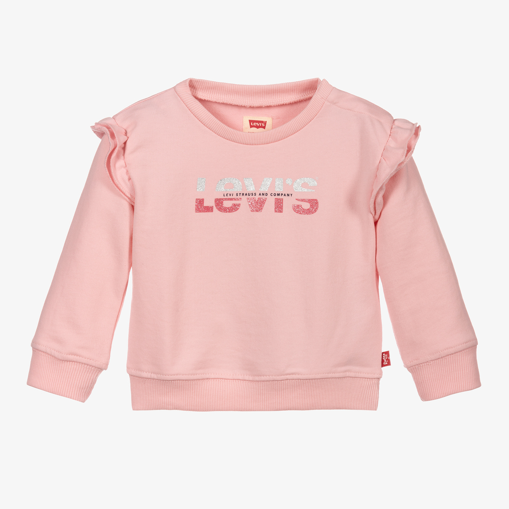 Levi s Sweat shirt rose Fille Childrensalon Outlet