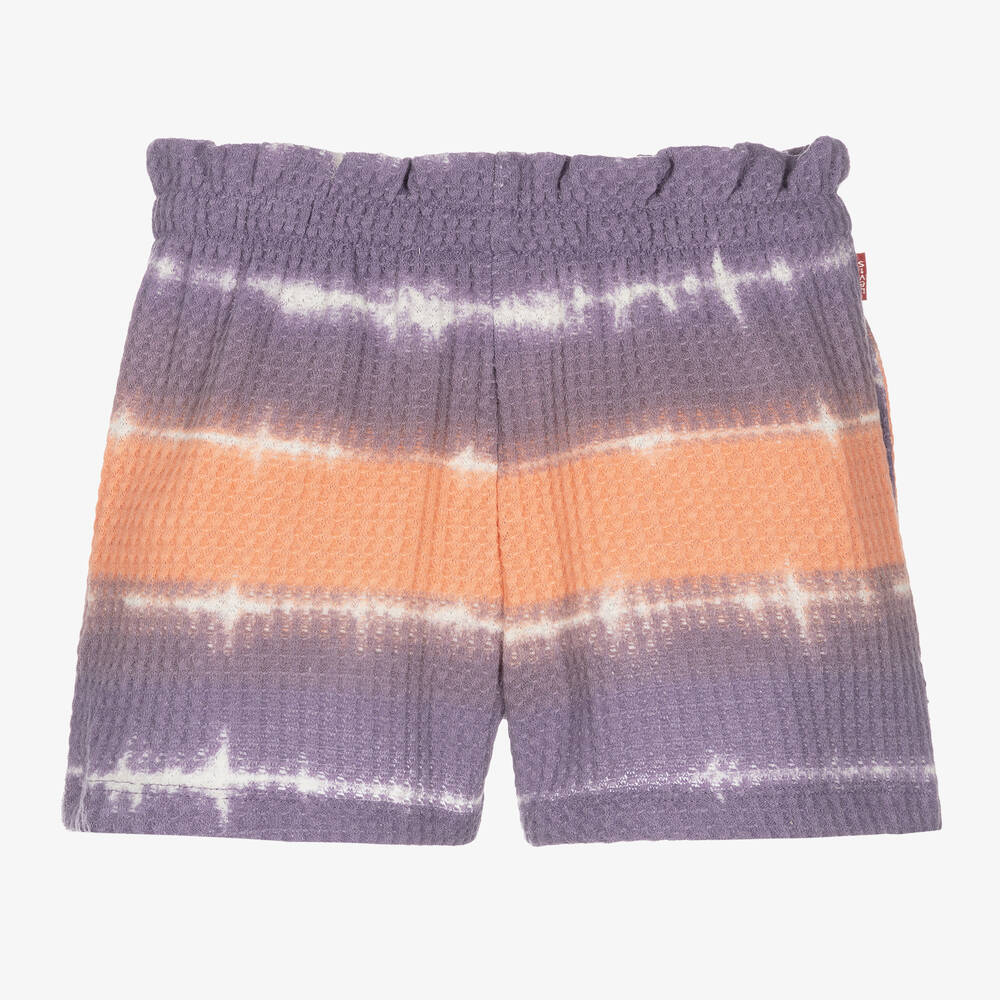 Levi's-Girls Pink & Purple Tie-Dye Shorts | Childrensalon Outlet
