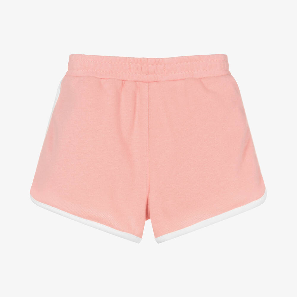 Levi s Short rose et blanc en coton fille
