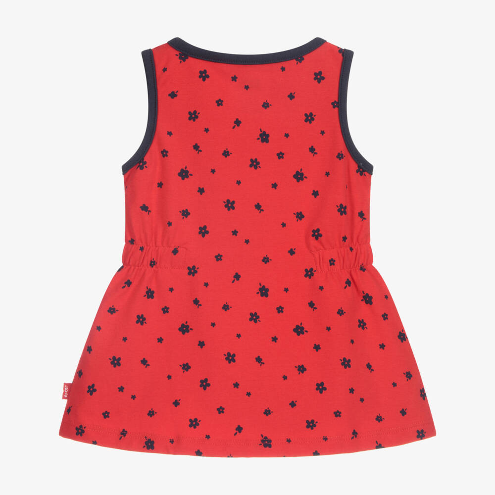 Levi's-فستان لون أحمر للبنات | Childrensalon Outlet