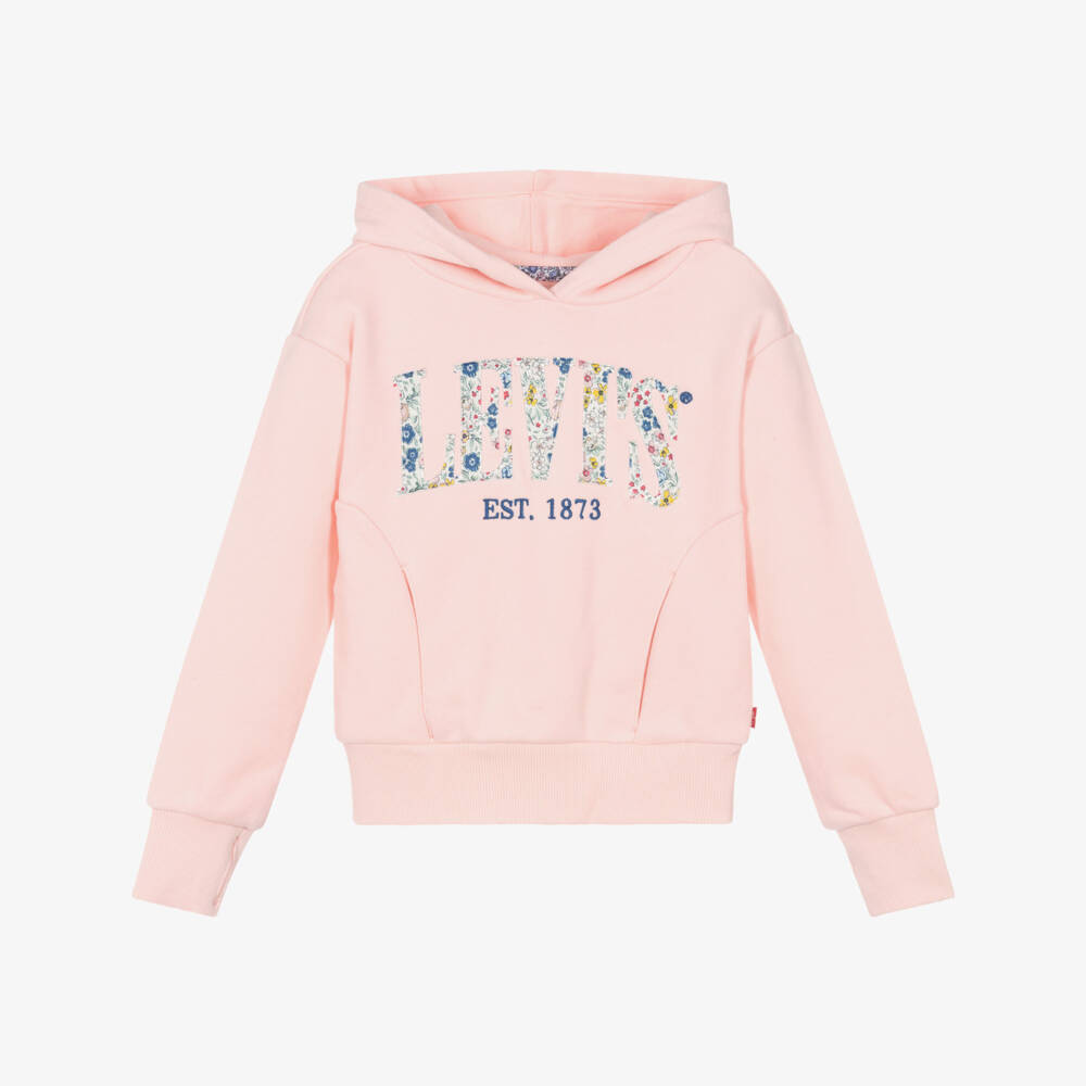 Levi's-Girls Rosy Blossom Emblem Sweatshirt | Childrensalon Outlet