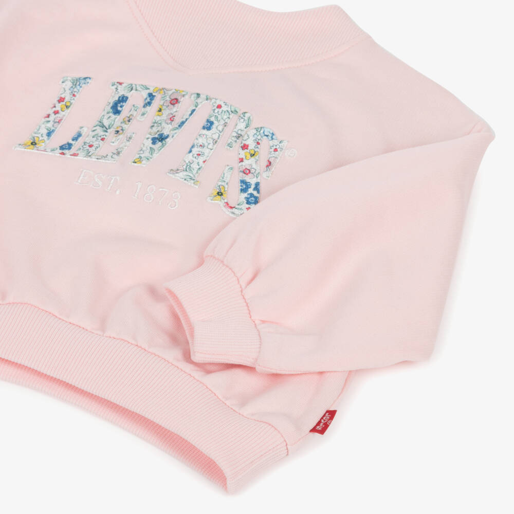 Levi's-Girls Rosy Floral Emblem Pullover | Childrensalon Outlet