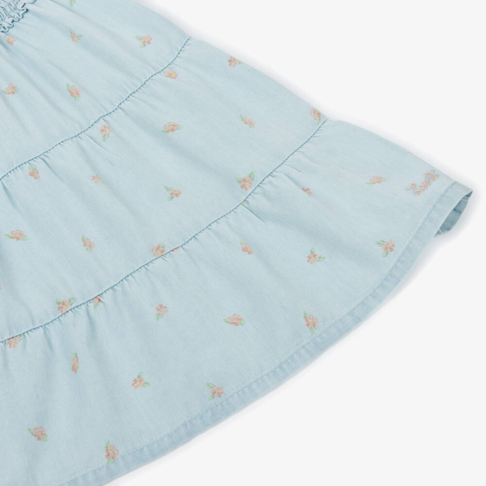 Levi's-Girls Sky Blossom Tiered Dress | Childrensalon Outlet