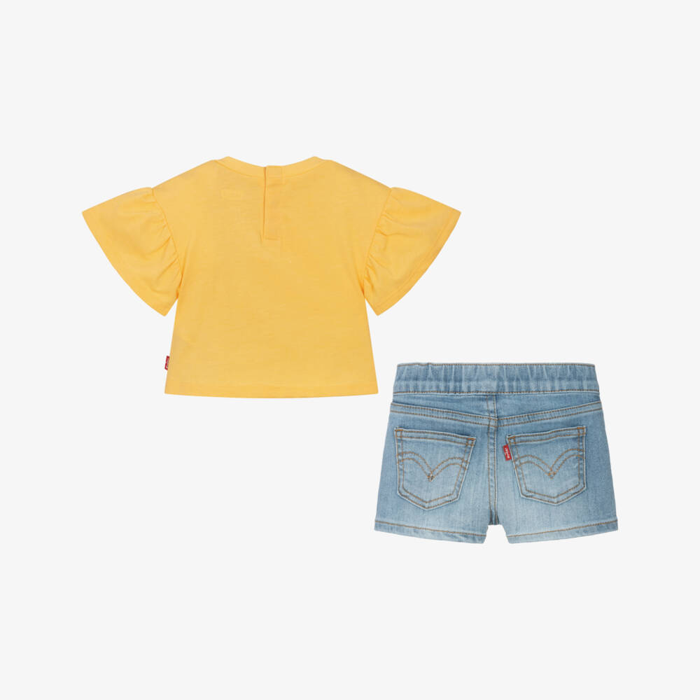 Levi's-Girls Sunny Denim Adventure Set | Childrensalon Outlet