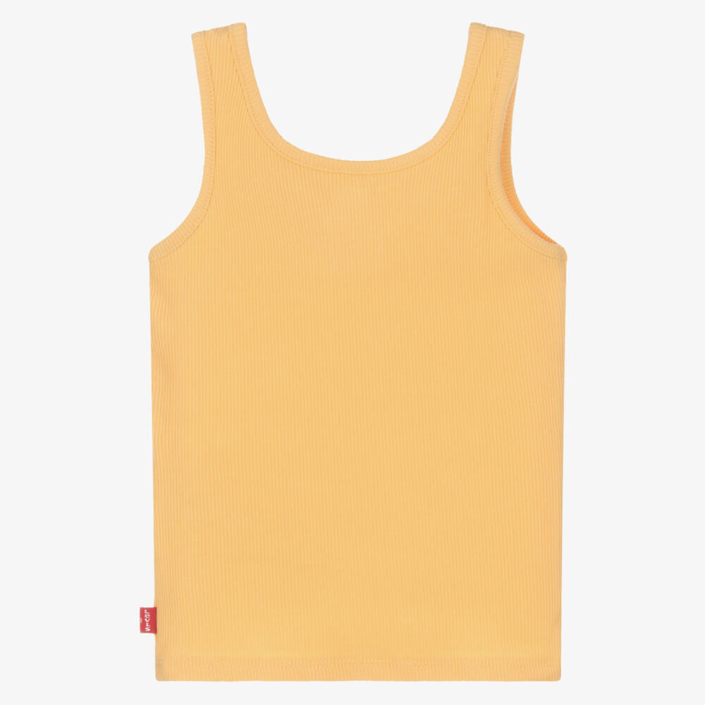 Levi's-Girls Sunshine Ribbed Cotton Tank | Childrensalon Outlet