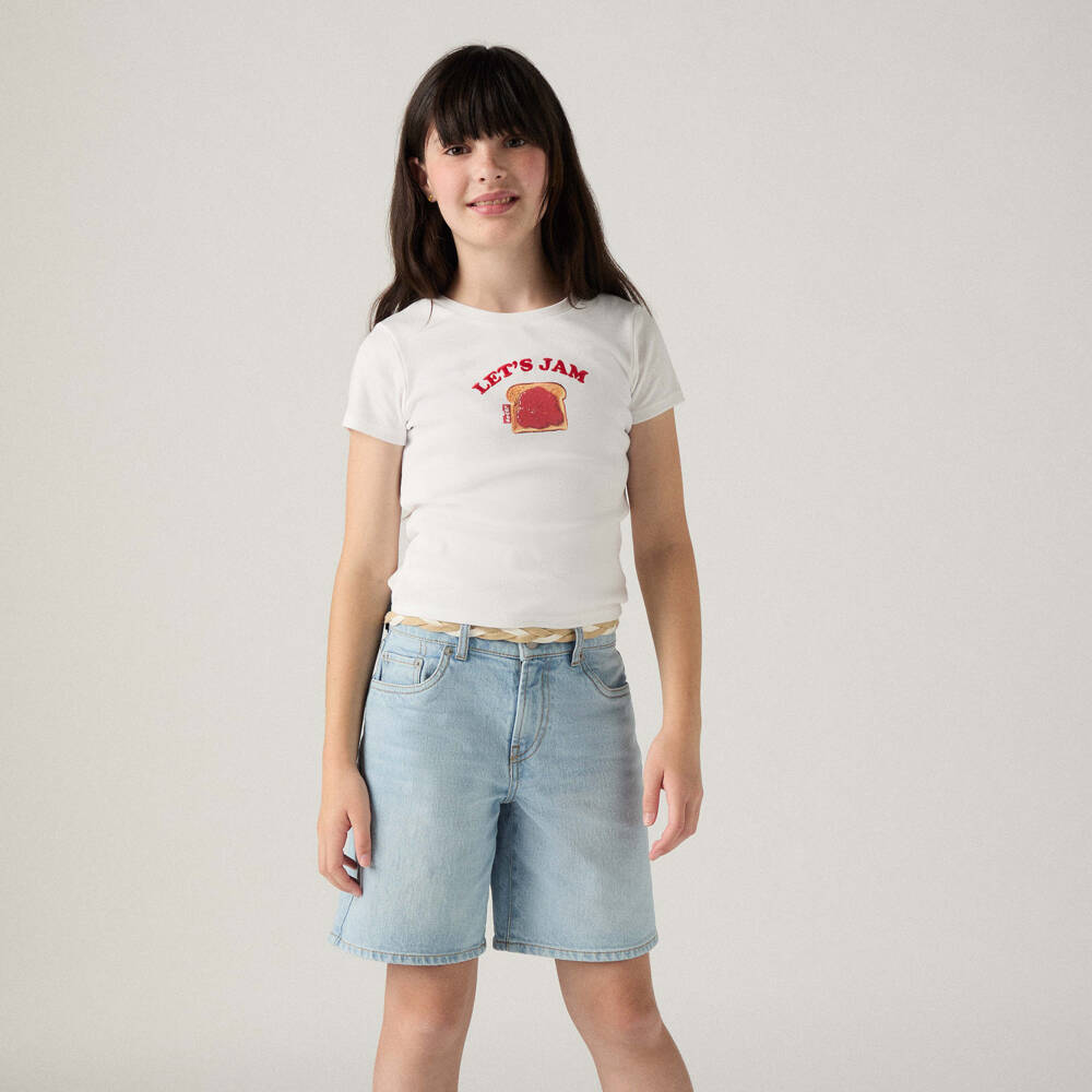 Levi's-Футболка Джем для девочек белая | Childrensalon Outlet