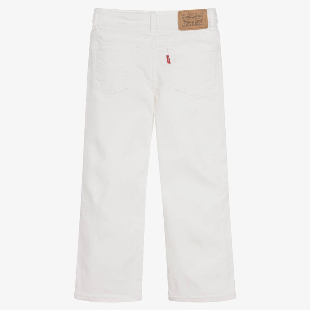 Ladies white levi 2025 jeans