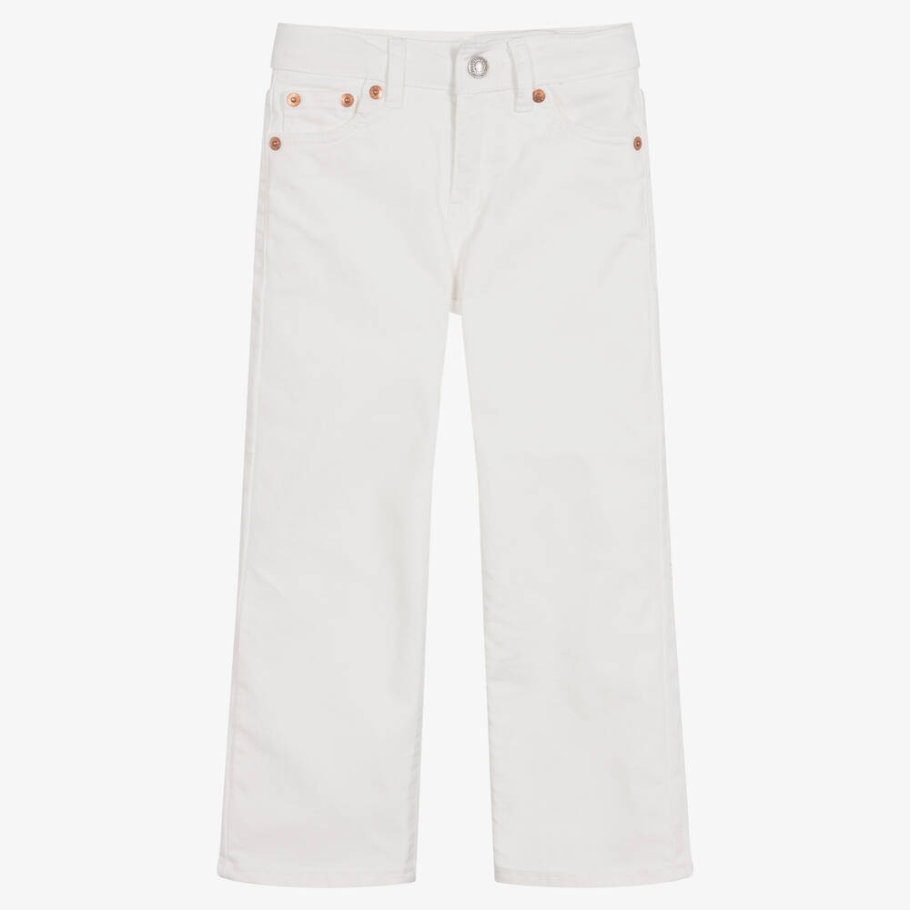 Levi's - Jean large blanc fille | Childrensalon