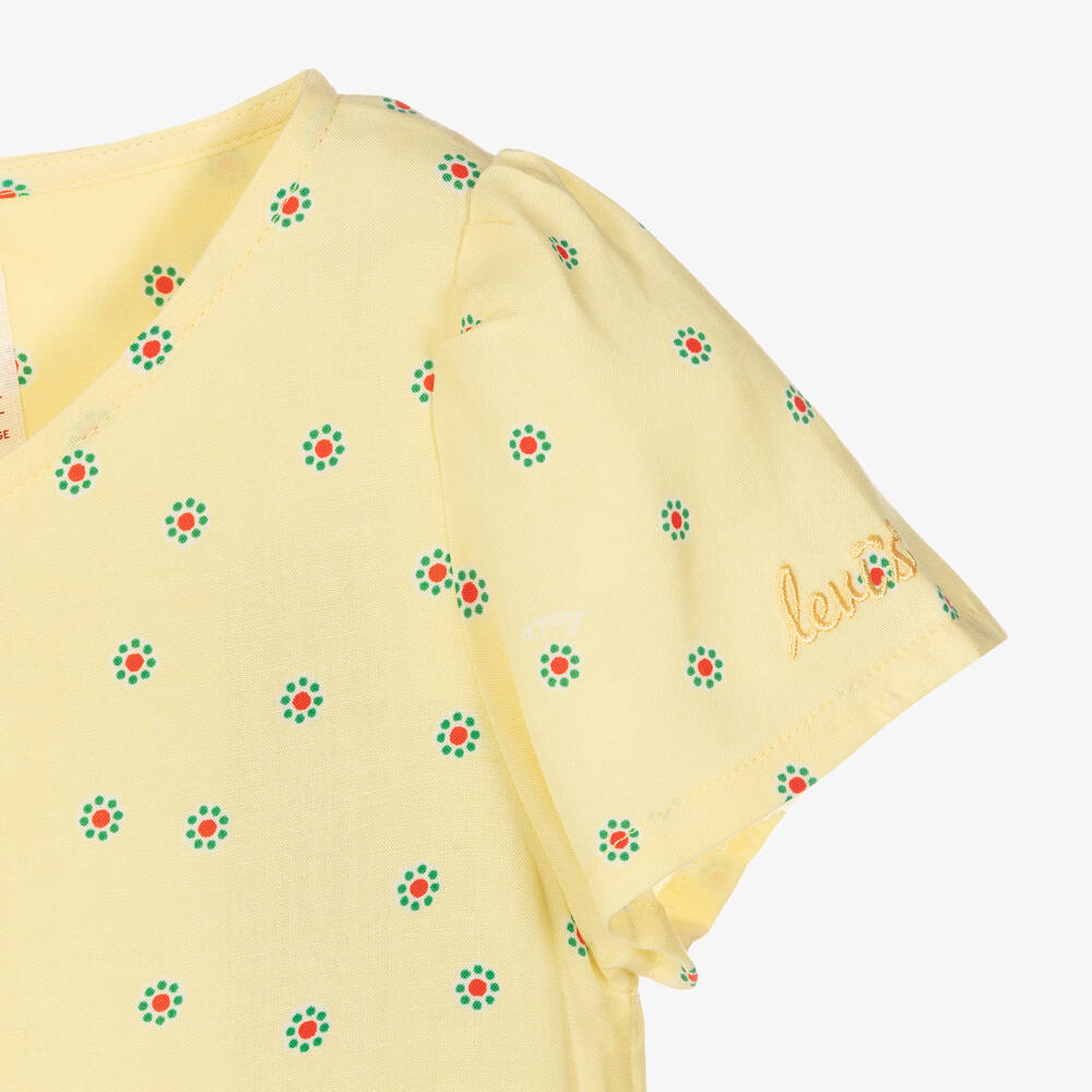 Levi's-Girls Yellow Floral Dress | Childrensalon Outlet