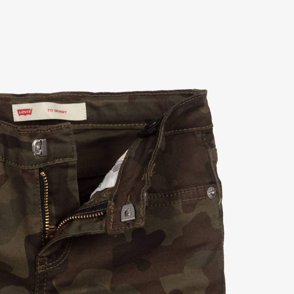 Levi's-Green 711 Skinny Fit Jeans | Childrensalon Outlet