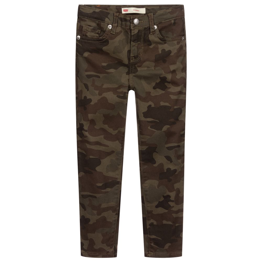 Levi's - Green 711 Skinny Fit Jeans | Childrensalon