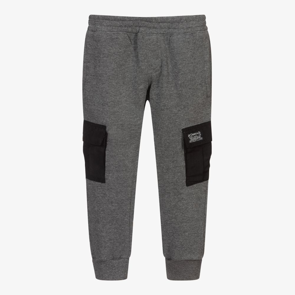 Levi's-Grey & Black Cargo Joggers | Childrensalon Outlet