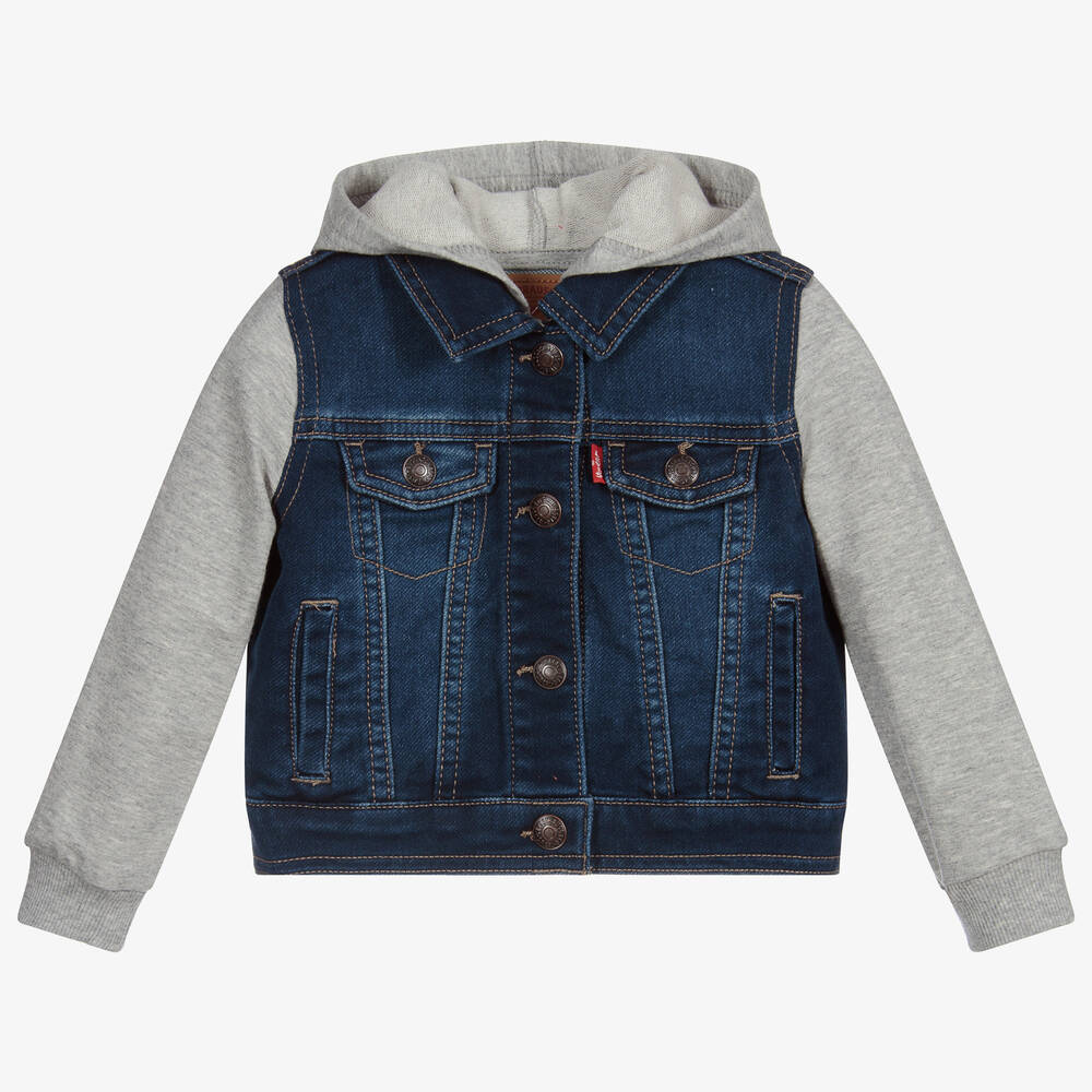 Levi's - Grey & Blue Jersey Jacket | Childrensalon