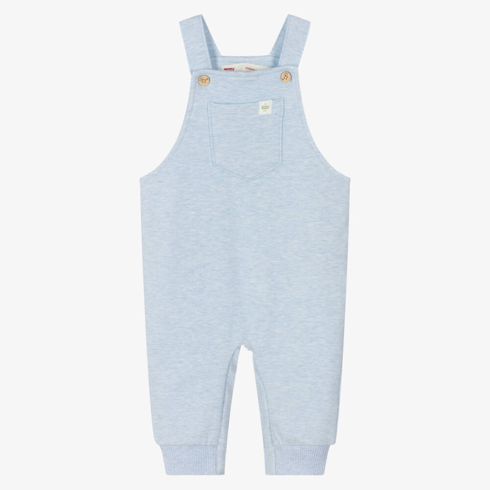 Levi's-Infant Boys Soft Blue Overalls | Childrensalon Outlet