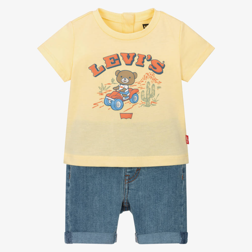 Levi's-طقم دنيم مرح للأولاد الصغار | Childrensalon Outlet