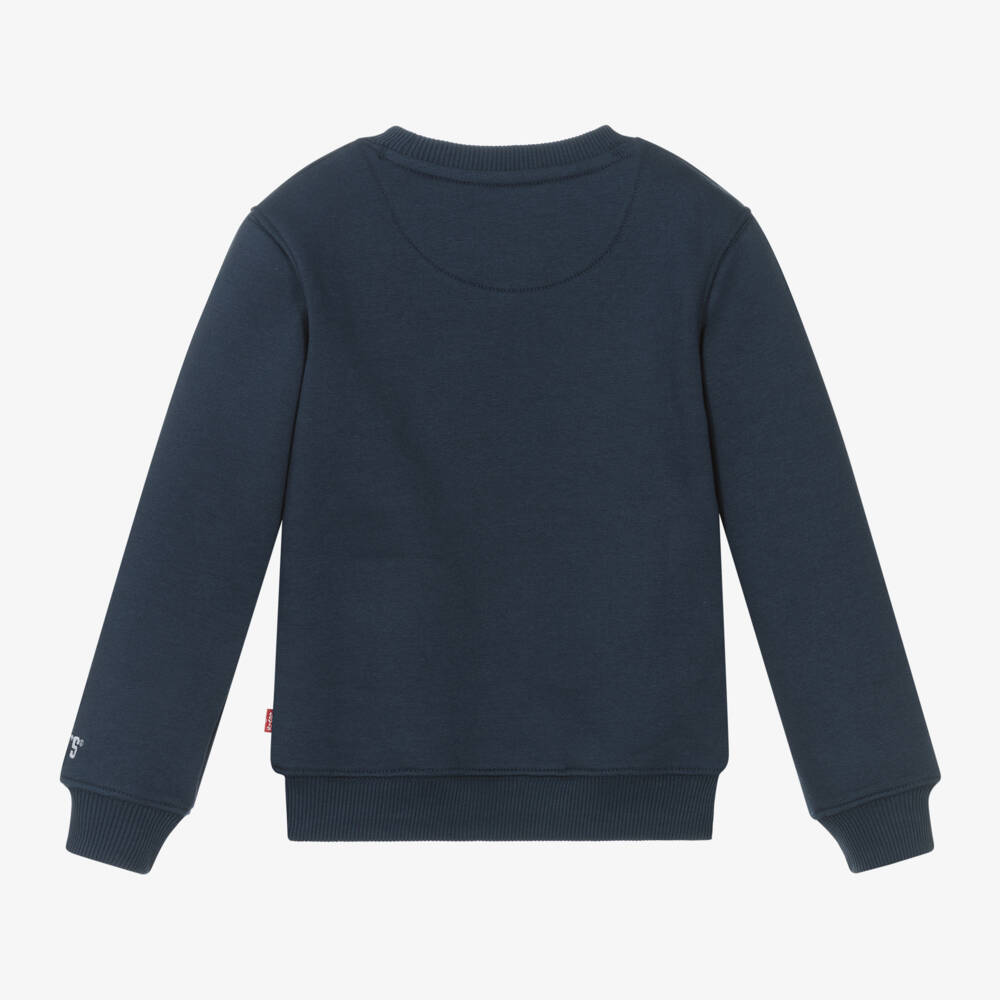Levi's-Navy Blue Boys' Cozy Cotton Pullover | Childrensalon Outlet