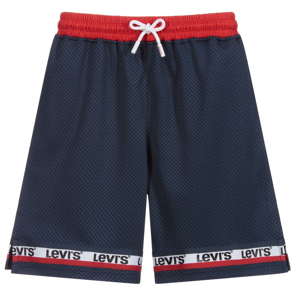 Levi's - Shorts azul marino de malla | Childrensalon Outlet