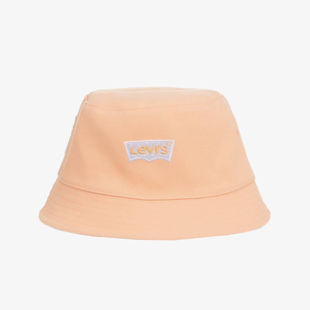 Levi's-Orange Reversible Batwing Logo Bucket Hat | Childrensalon Outlet