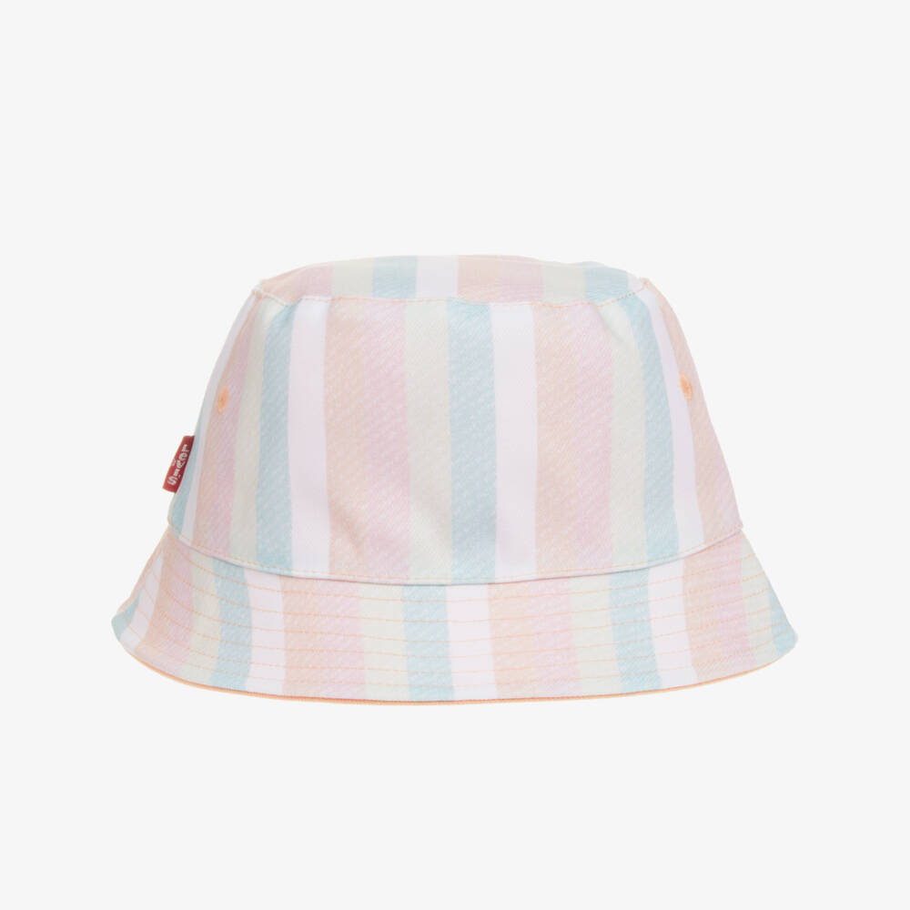 Levi's-Orange Reversible Batwing Logo Bucket Hat | Childrensalon Outlet