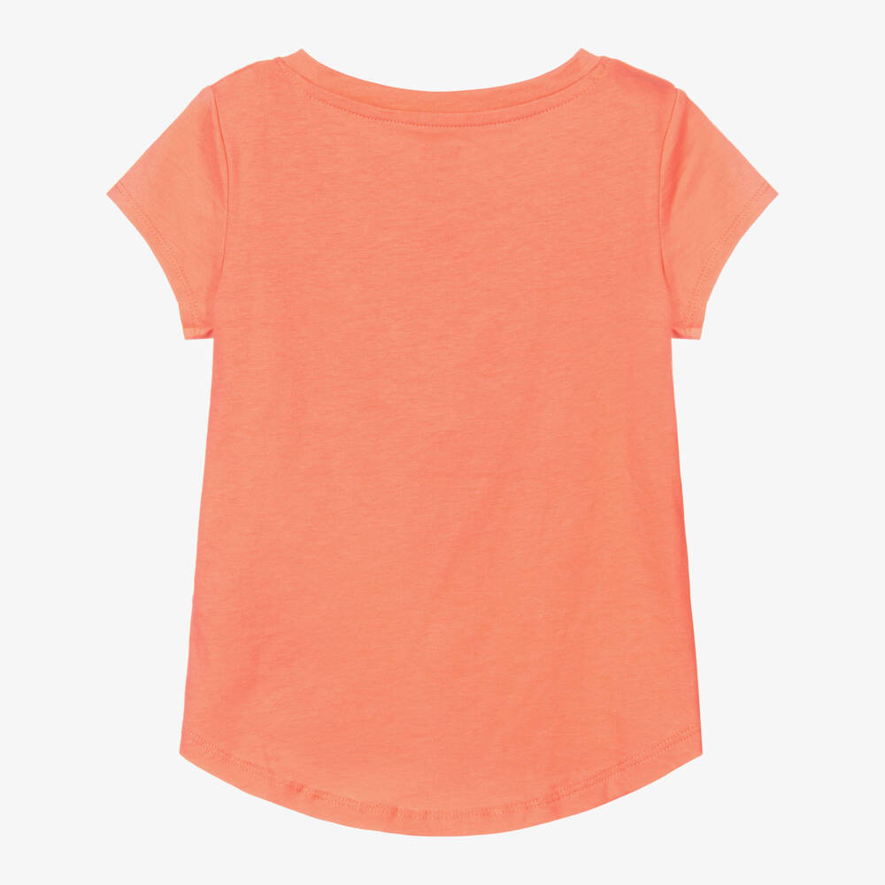 Levi's-Peach Pink Cotton Logo T-Shirt | Childrensalon Outlet
