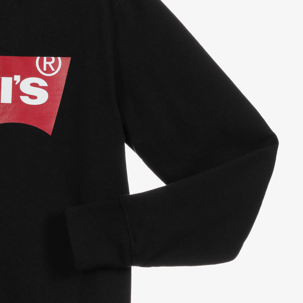 Levi s Schwarzes Teen Logo Sweatshirt